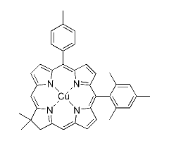 5,10-Diaryl Cu-chlorin